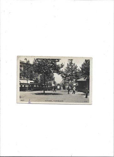 Saint etienne carte photo - carte,
