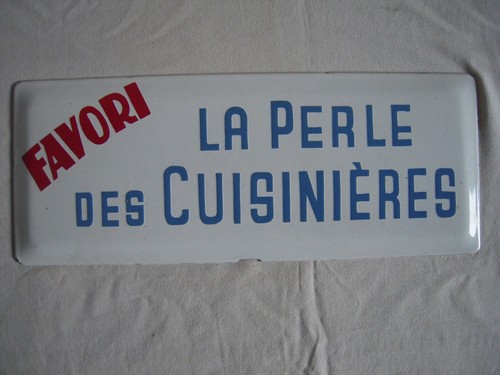 Rare plaque emaillee - rare,