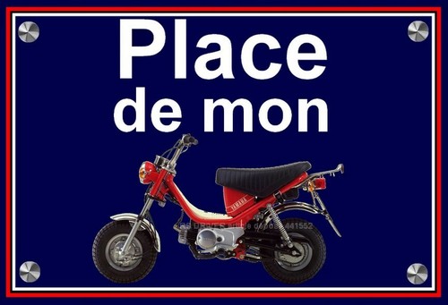 Plaque place mon chappy - place,