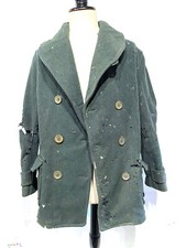 Antique Green Military Vareuse Jacket Forest Hunter Style to Identify WW2