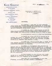 1939 LIQUIDATION DE CAVES ET DE STOCKS CAVES CHAUCHAT A PARIS - M. LAFONT A C