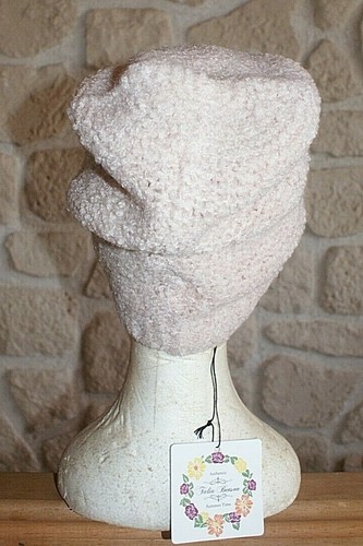 Bonnet beige rosé neuf talia - beige,
