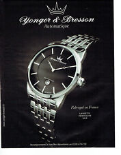 2010 Advertising 088 Advertising Yonger & Bresson Automatic Lafayette Watch