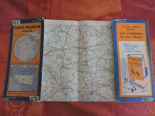 Ancienne carte michelin - ancienne,