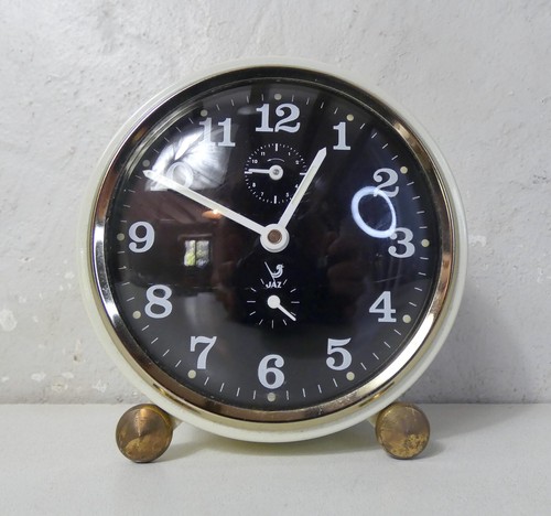 Réveil vintage jaz blanc - vintage,