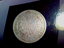 PIECE DE 5 FR argent  Hercule