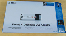 D-Link DWA-160 Xtreme N Dual Band USB WiFi Adapter 2.4GHz/5GHz – Excellent w/ Bo