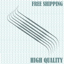 5PCS Kuhn Frontal Sinus Seeker, Double-Ended, Size #3, Hexagonal Handle ENT