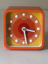 Rare Réveil Horloge Rhythm Japan Vintage Design Space Age Années 70