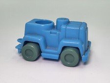 Vintage Fisher Price Blue Small Car Toy 7 x 4cm