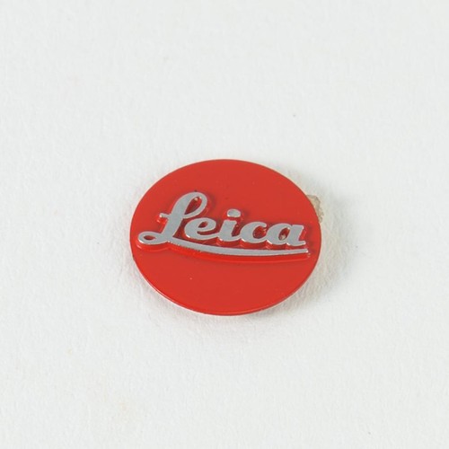 Badge logo leica - badge, rouge