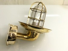 Lampe cygne marine en laiton