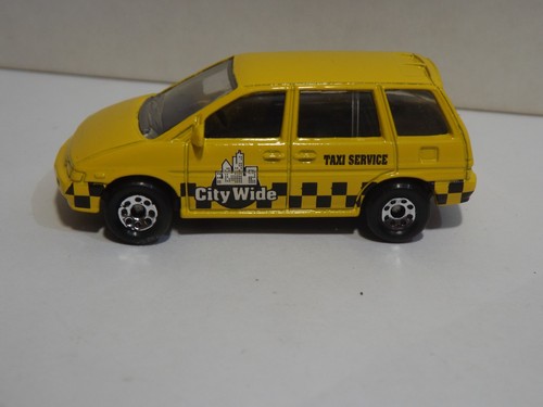 Matchbox yellow nissan prairie - yellow,