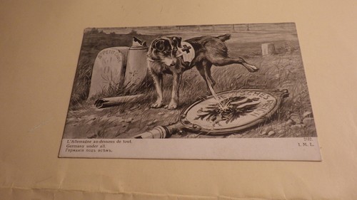 1915 chien ambulancier - ambulancier, .croix