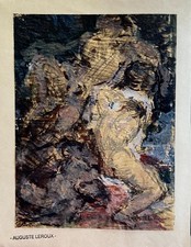Auguste LEROUX . Étude de Nus