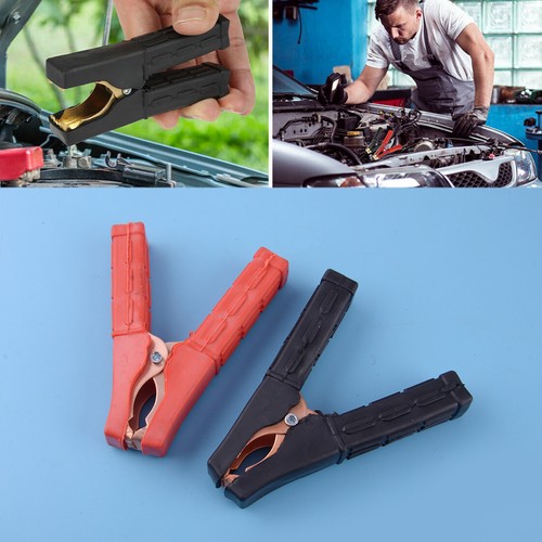 Battery clamps crocodile - 2x,