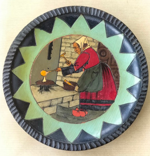 Rare petite assiette bois - rare, .petite