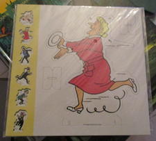 TINTIN SILHOUETTE PLV CARTON 2005 LA CASTAFIORE  parfait état