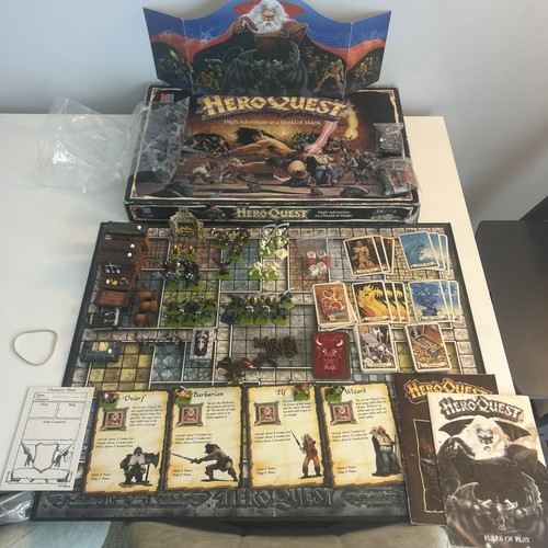 Heroquest vintage 1989 board - vintage,