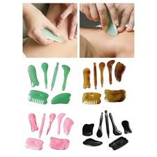 7x Outil de massage Gua Sha