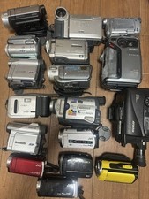 Lot de caméscopes numériques d'occasion 17 pièces SONY JVC Panasonic Victor...