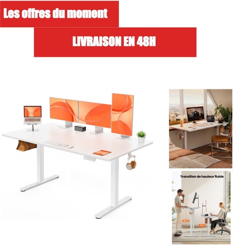 Bureau assis debout - bureau, electrique