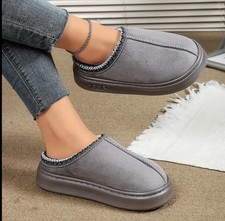 Chaussons Confortable Gris -