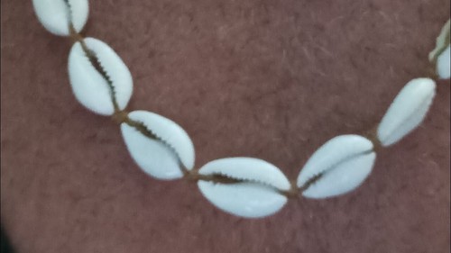 Collier coquillages fait - collier,
