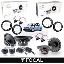 Haut-Parleurs Avant + Arrière FOCAL AUDITOR ASE165 + ACX165 Pour VW GOLF VI