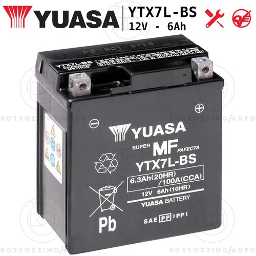 Yuasa ytx7l sealed - yuasa, battery