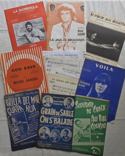 Lot partitions musique - partitions,