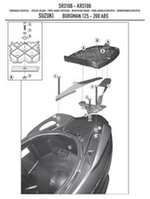 SR3106 GIVI SUPPORT DE TOP