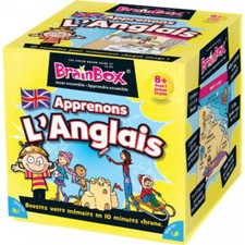 APPRENONS L'ANGLAIS Jeu société Pédagogique 1-4 joueurs 8 ans+ Blister FR 10min