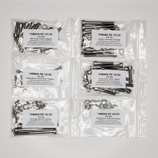 YAMAHA RD 125 DX 1976-1982 Kit vis BTR inox moteur complet RD125 RD125DX RDX