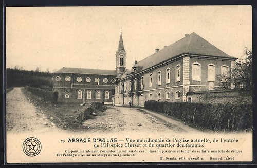 Cpa aulne abbaye - cpa, aulne,
