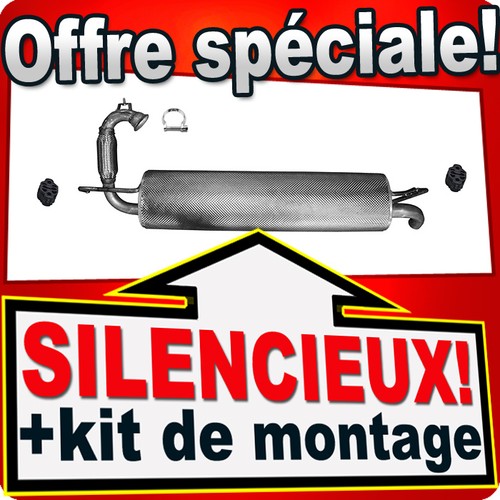 Silencieux arriere pour - silencieux,