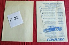 P.02 / PANHARD  DYNA   rare