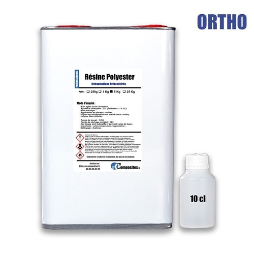 Résine polyester ortho - kg,