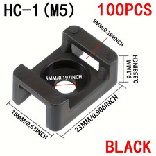 Embases à visser 16x23 mm
