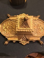 brass inkwell
