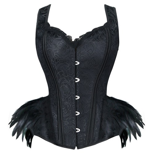 Corset noir empire gothique