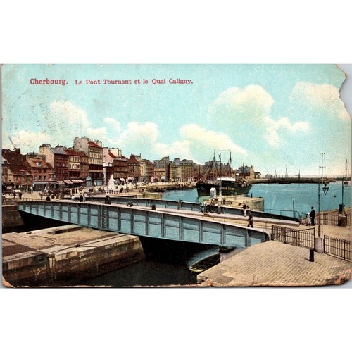 Cherbourg pont tournant et - le,