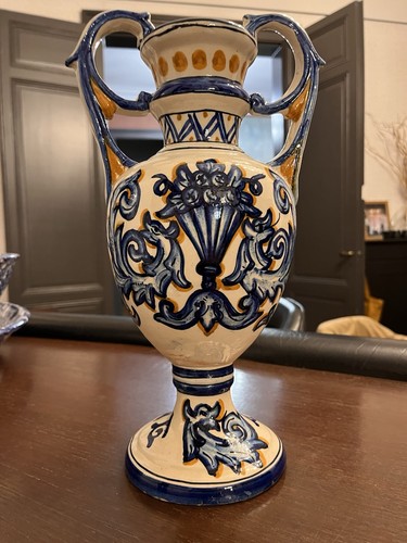 Grand vase pharmacie - , faïence