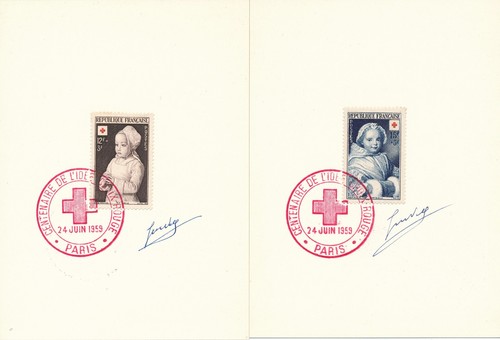 France croix rouge - rouge, 1951