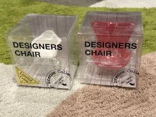Chaise miniature échelle 1/12 chaise Egg Chair & Shell Chair Reac Japan OOP V...