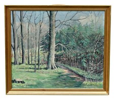 Paysage de Forêt Avec Chemin