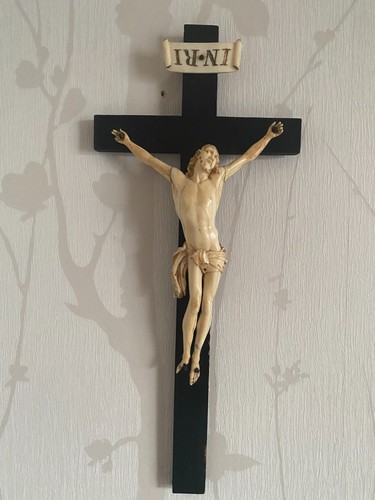 Ancien beau crucifix christ - beau,
