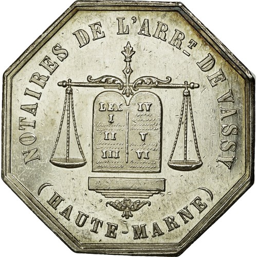 France jeton notary 1851 - notary,,