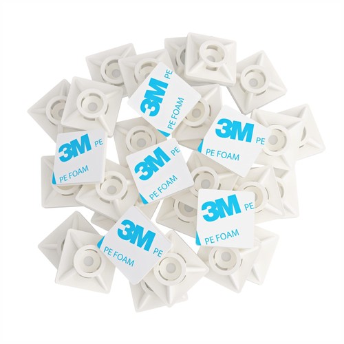 100 pièces embases adhesive - pièces,