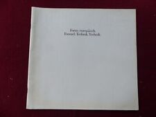 catalogue prospectus auto 